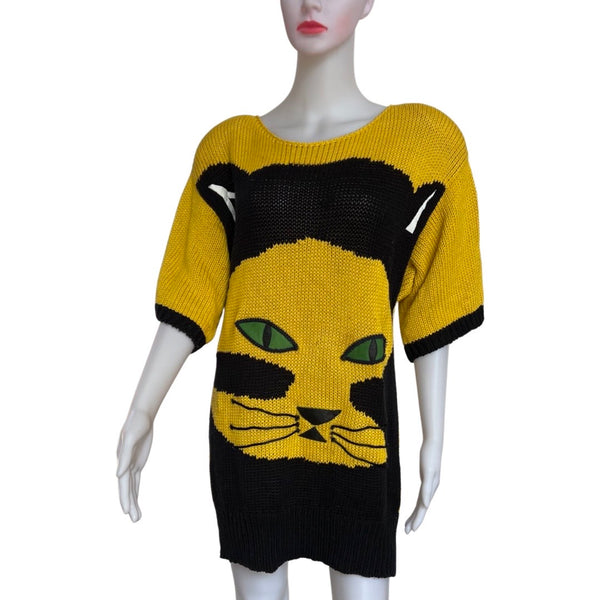Vintage 1980s Lillie Rubin Cat Sweater