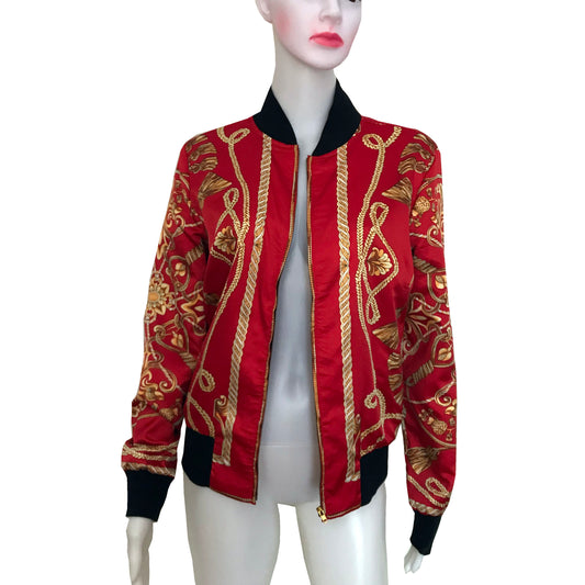 Vintage 1990s Satin Bomber Jacket