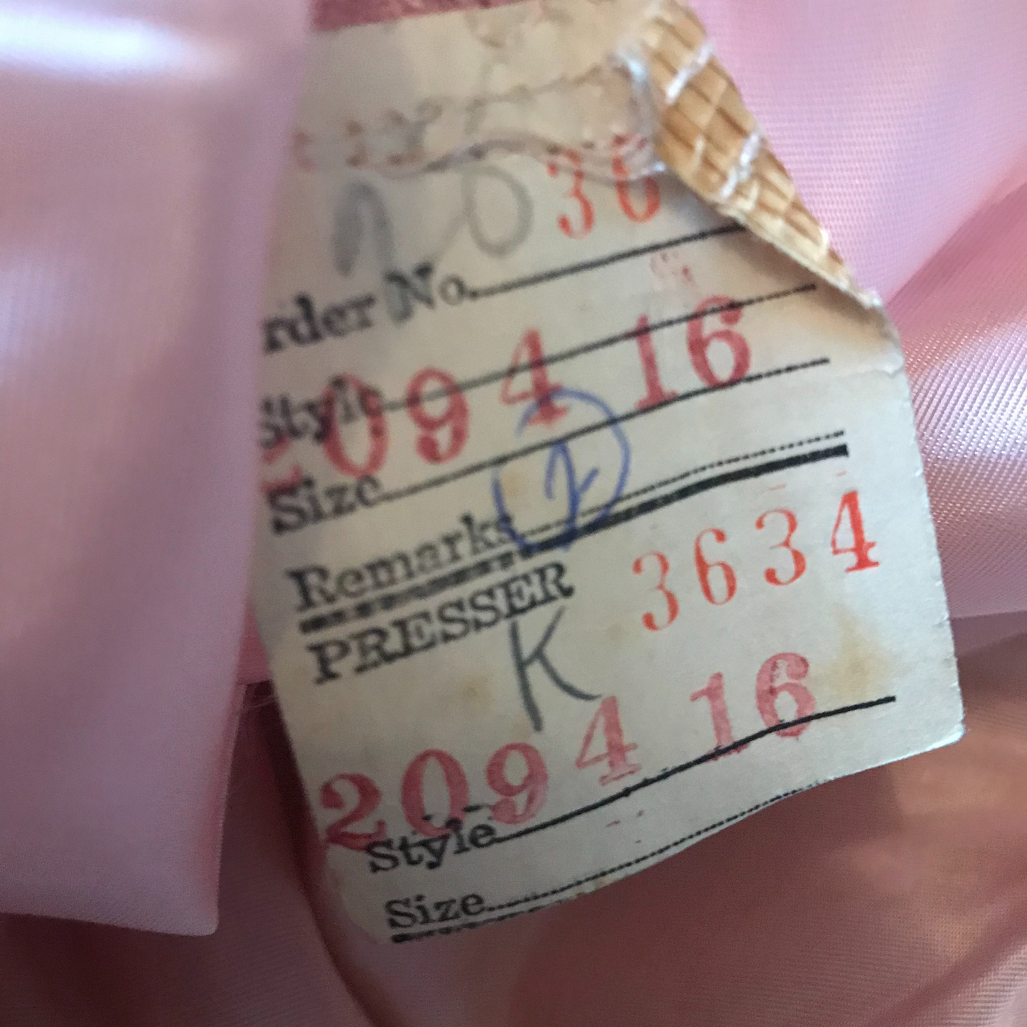 Vintage 1950s Pink Formal Fit-n-Flare Party Dress