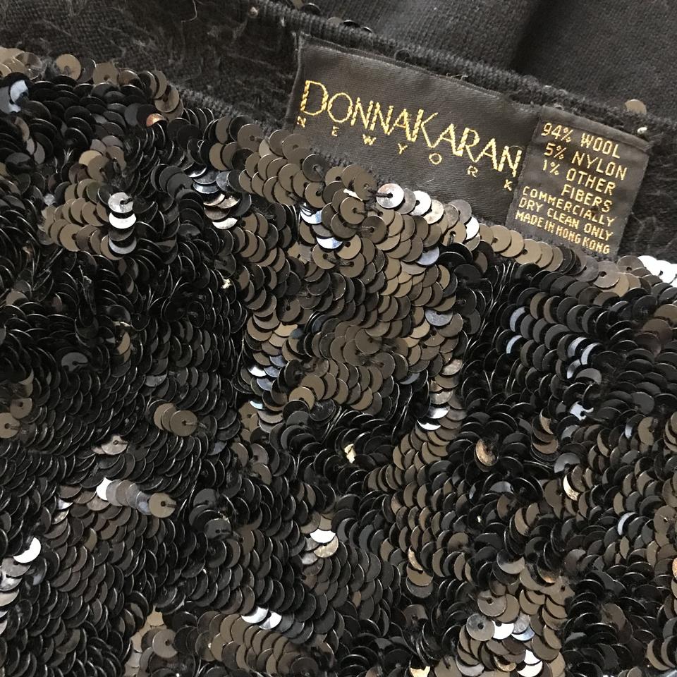 Vintage 1980s Donna Karan Sequined Cocktail Dress