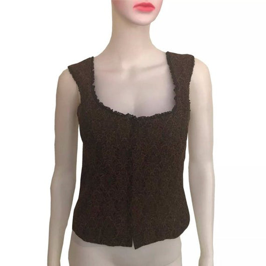 Vintage 1990s Nanette Lepore Bustier Crop Top