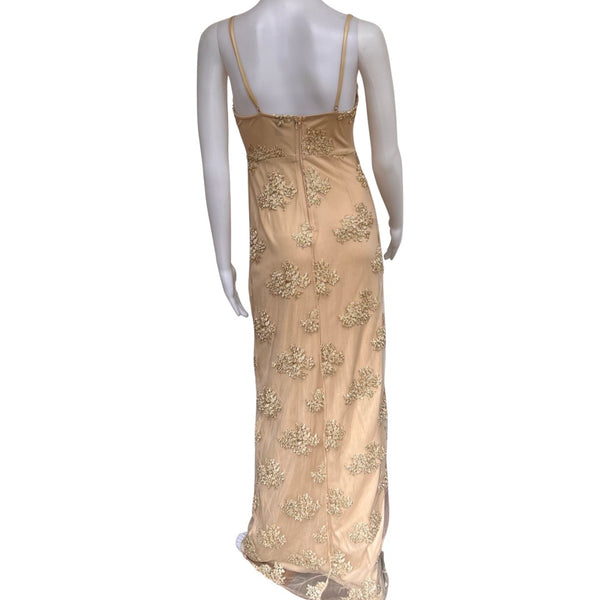Gold Lace Formal/Wedding Bodycon Dress