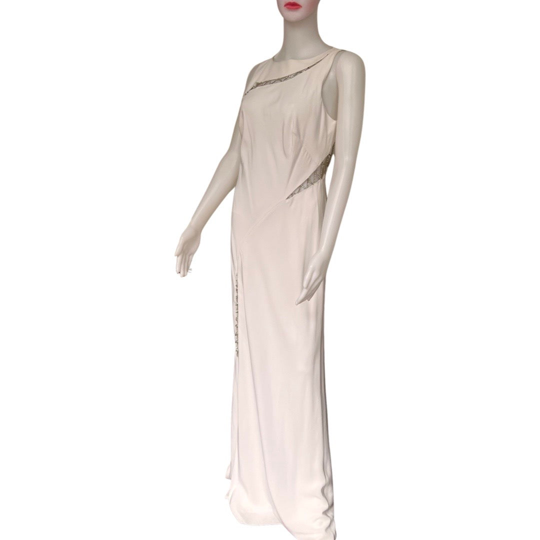 Vintage 1990s Lillie Rubin Formal White Gown - New With Tags!