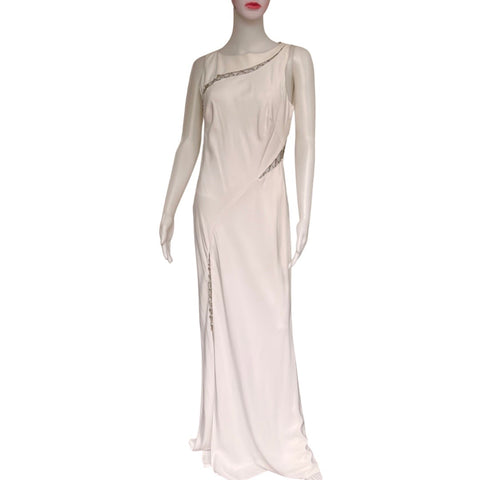 Vintage 1990s Lillie Rubin Formal White Gown - New With Tags!