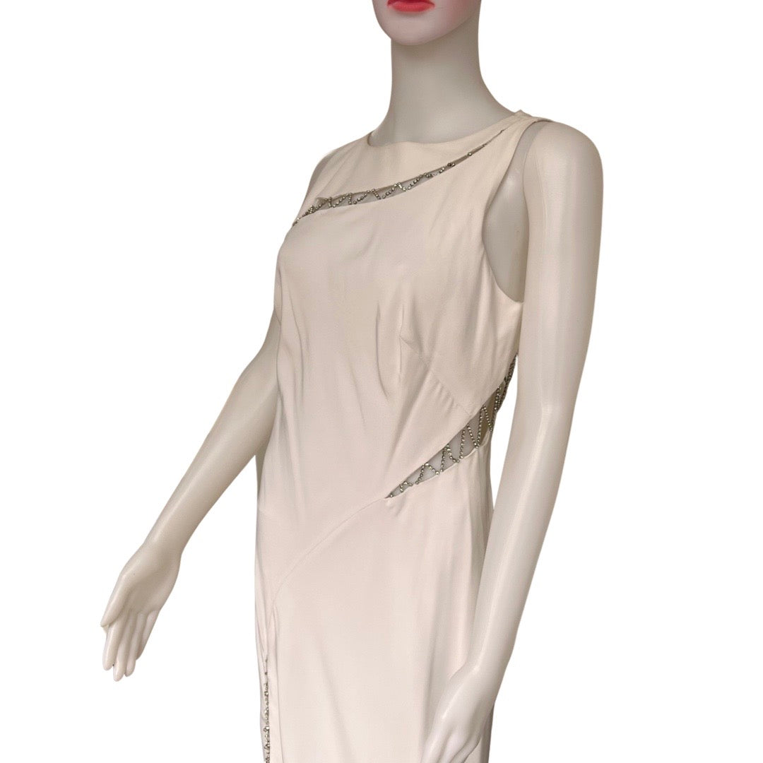 Vintage 1990s Lillie Rubin Formal White Gown - New With Tags!