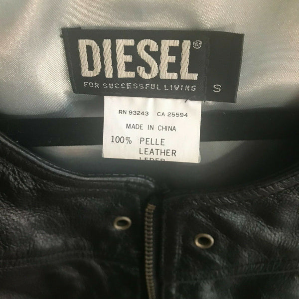 Diesel Leather Motorcycle Vest