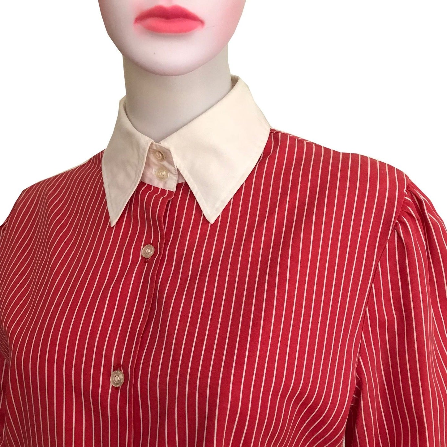 1980s STRIPED BLOUSE