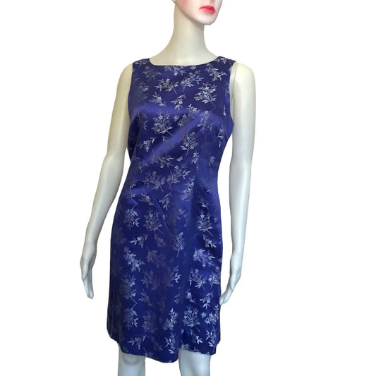 Vintage 1990s Lilly Pulitzer Satin Floral Dress