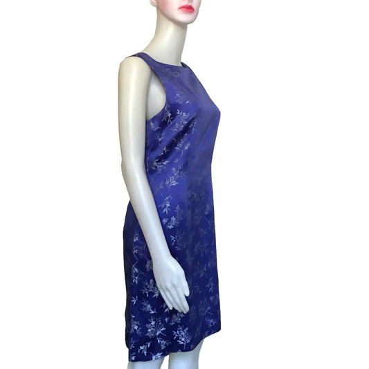 Vintage 1990s Lilly Pulitzer Satin Floral Dress