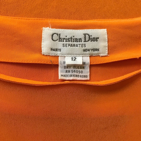 Vintage 1970s Christian Dior Blouse